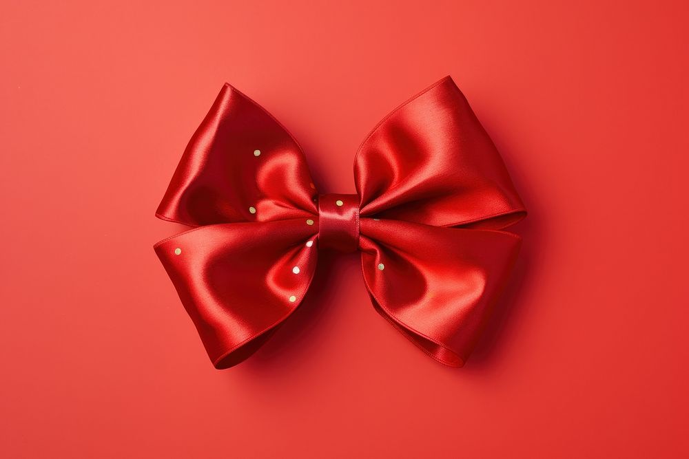 Red bow celebration accessories. AI generated Image by rawpixel.