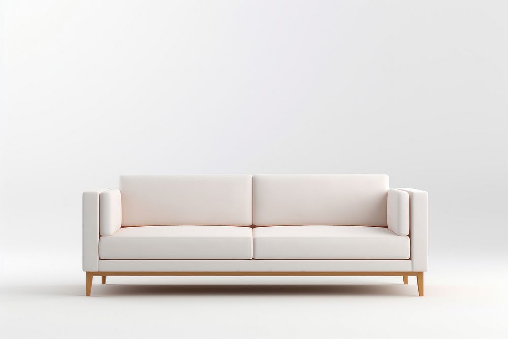 Furniture pillow sofa white background. AI generated Image by rawpixel.