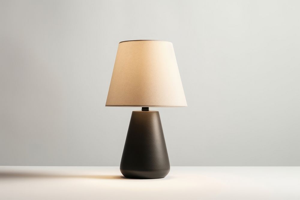 Lamp lampshade table illuminated. AI generated Image by rawpixel.