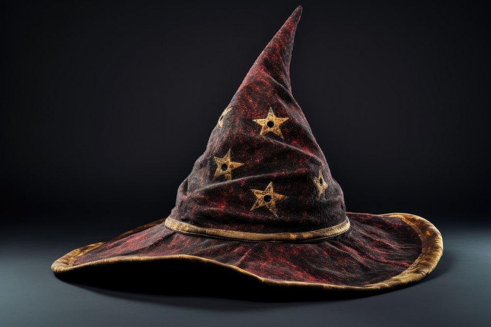 Hat celebration darkness headgear. AI generated Image by rawpixel.