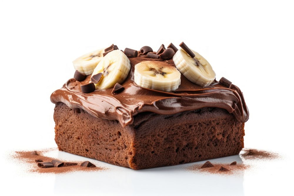 Chocolate dessert banana food. AI generated Image by rawpixel.