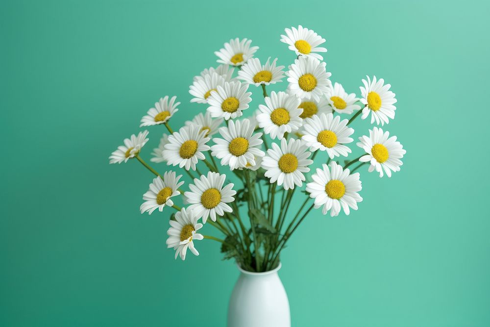 Flower daisy plant green. AI generated Image by rawpixel.
