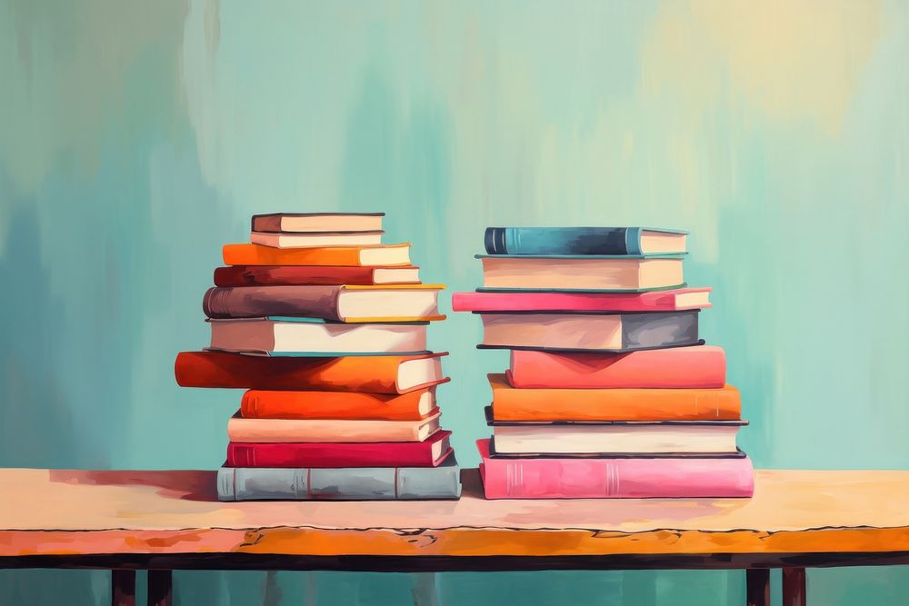 Book publication furniture painting. AI generated Image by rawpixel.