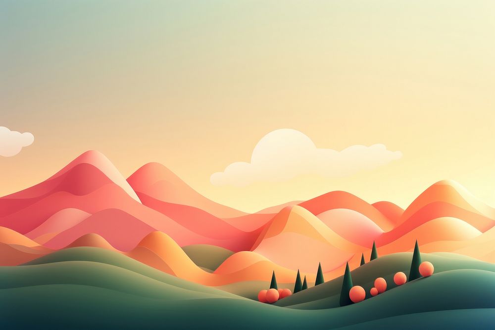 Sky landscape outdoors nature. AI generated Image by rawpixel.