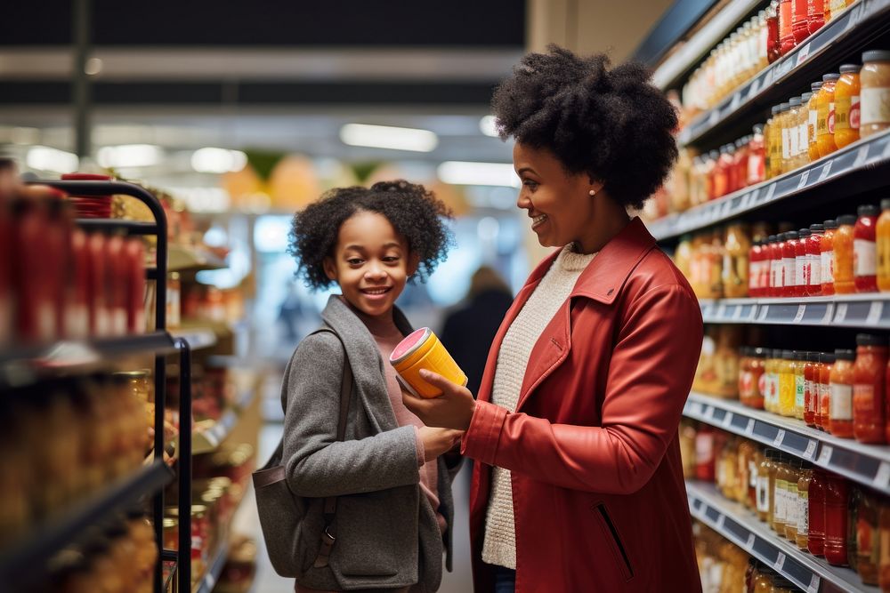 Supermarket shopping holding store. AI generated Image by rawpixel.