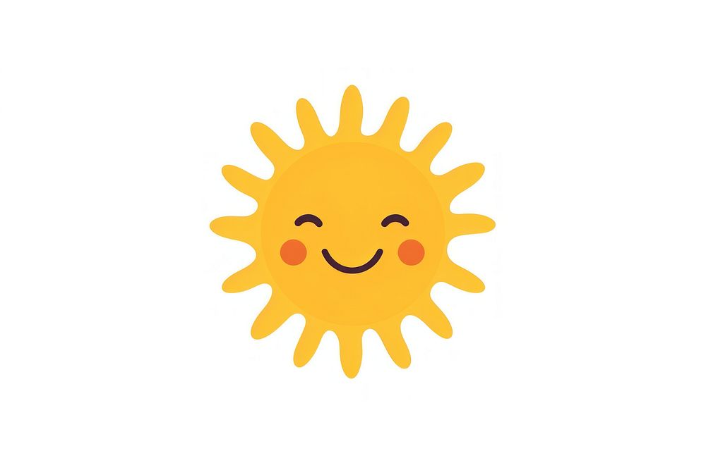 Sun logo sky anthropomorphic. AI generated Image by rawpixel.
