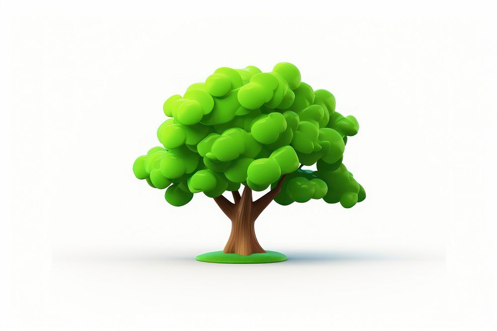 Tree plant white background produce. AI generated Image by rawpixel.