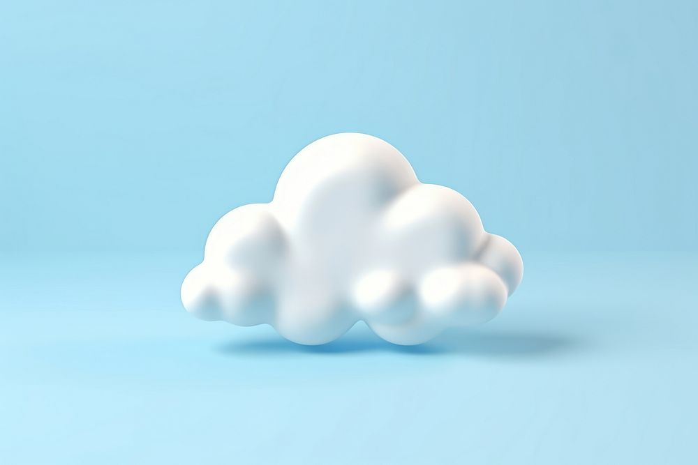 White cloud blue daytime. AI generated Image by rawpixel.