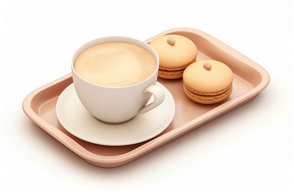 Coffee saucer drink food. AI generated Image by rawpixel.