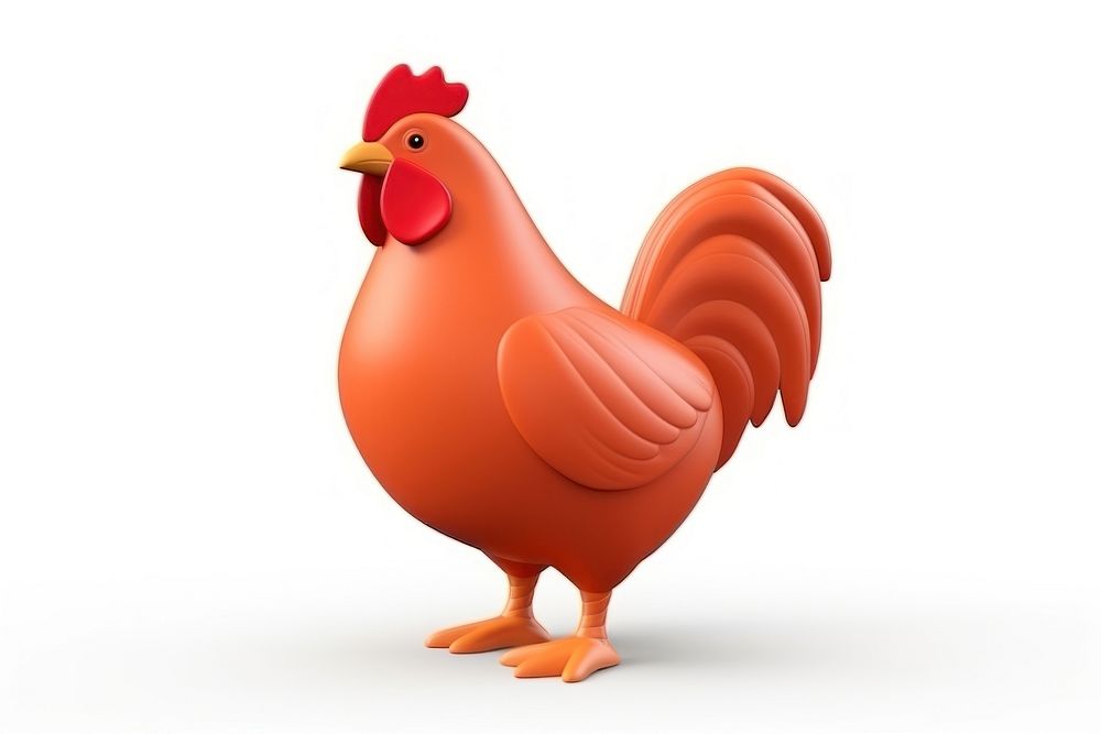 Hen chicken poultry animal. AI generated Image by rawpixel.