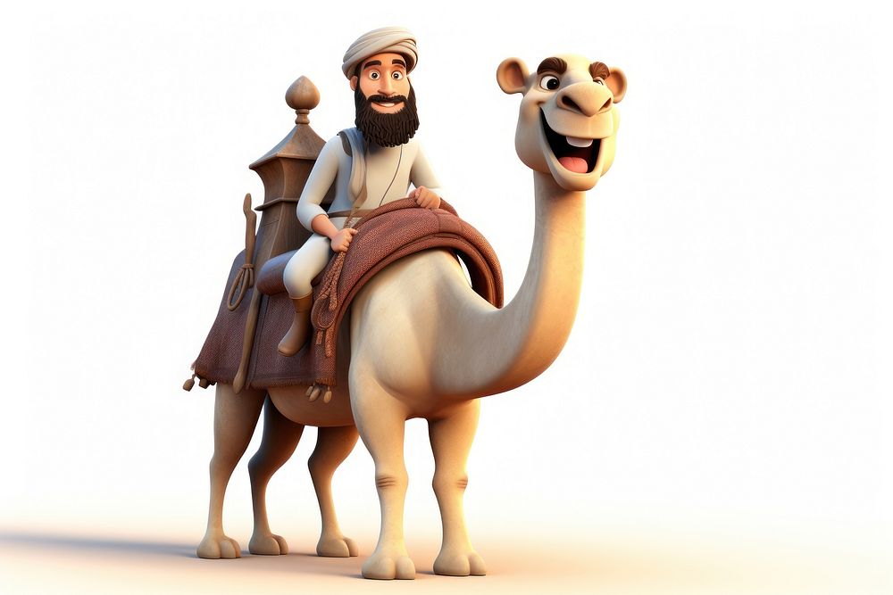 Camel cartoon mammal representation. AI generated Image by rawpixel.
