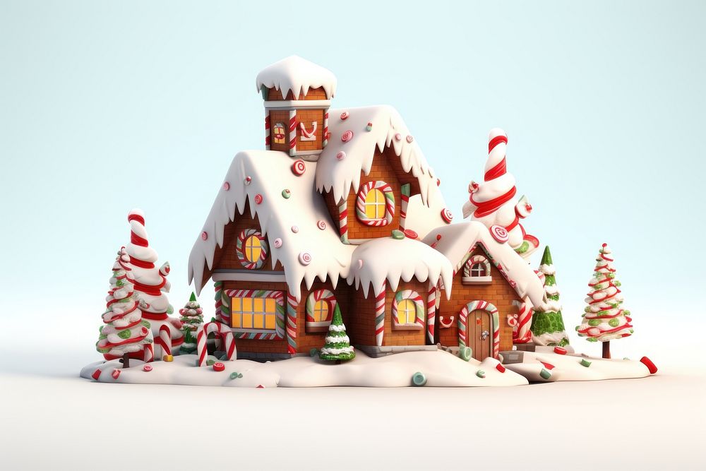 Gingerbread christmas cartoon representation. AI generated Image by rawpixel.
