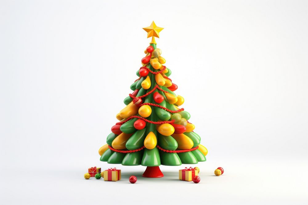 Christmas dessert food tree. AI generated Image by rawpixel.