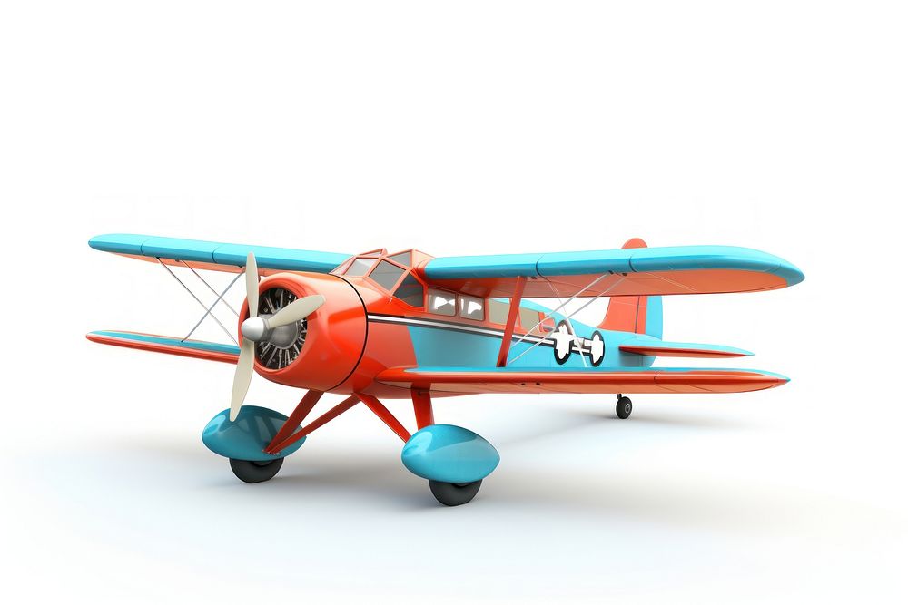 Airplane aircraft biplane vehicle. AI generated Image by rawpixel.