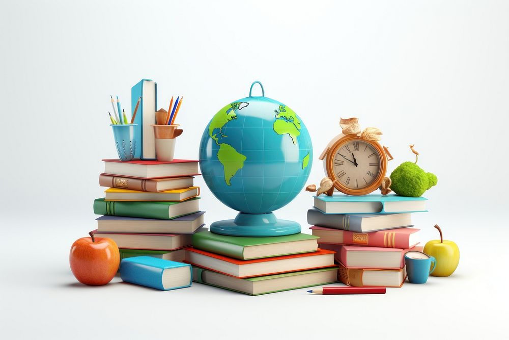 Publication education globe book. AI generated Image by rawpixel.