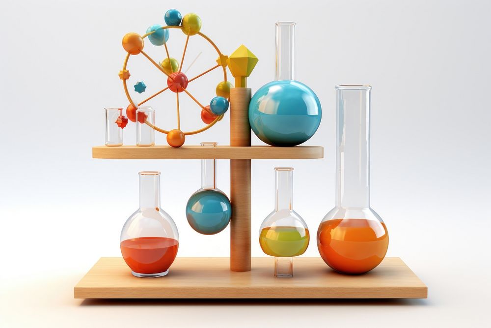 Science glass biotechnology biochemistry. AI generated Image by rawpixel.