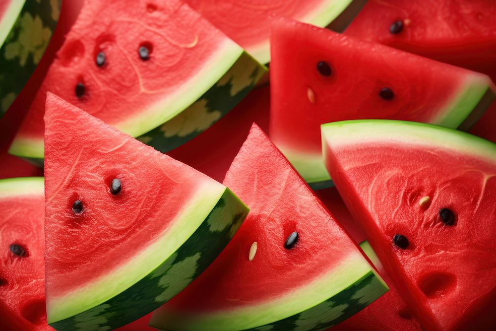 Watermelon fruit backgrounds plant. AI generated Image by rawpixel.