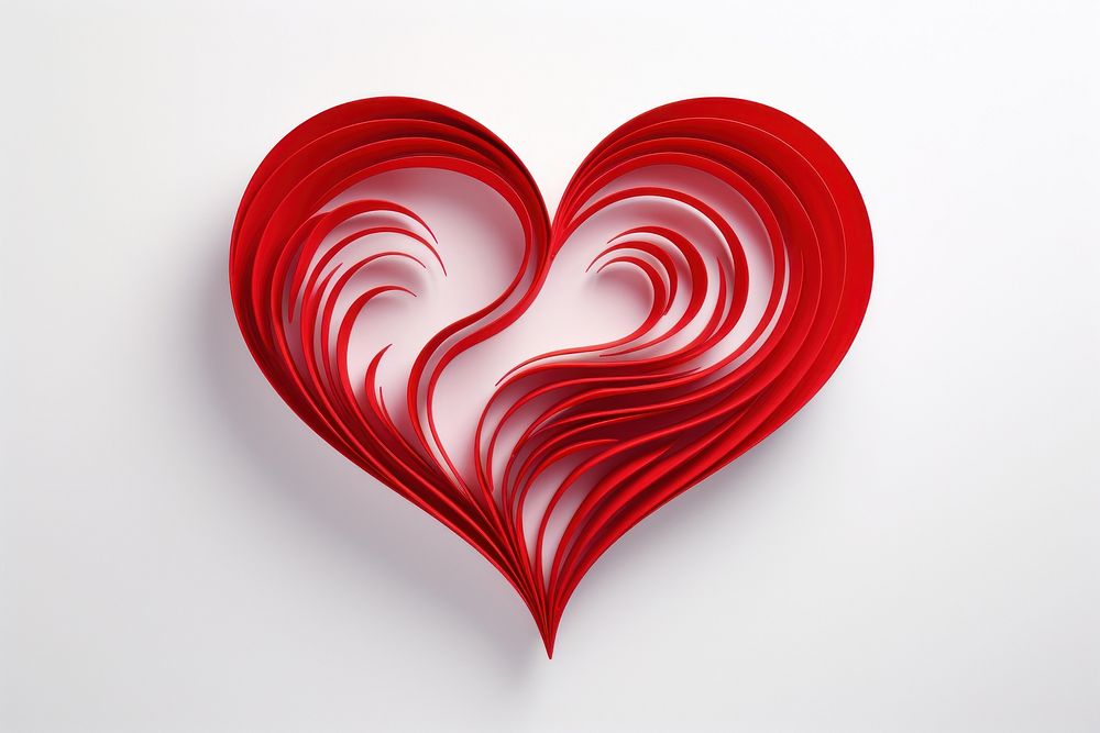Heart red creativity passion. AI generated Image by rawpixel.