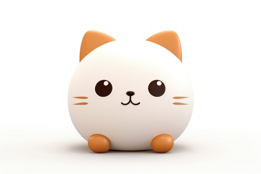 Plush cute toy white background. AI generated Image by rawpixel.