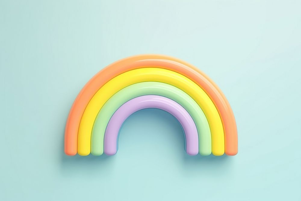Rainbow spectrum idyllic circle. AI generated Image by rawpixel.
