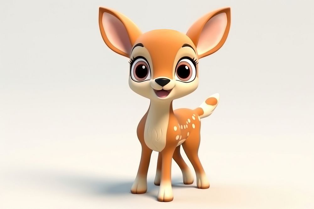 Figurine cartoon mammal animal. AI generated Image by rawpixel.