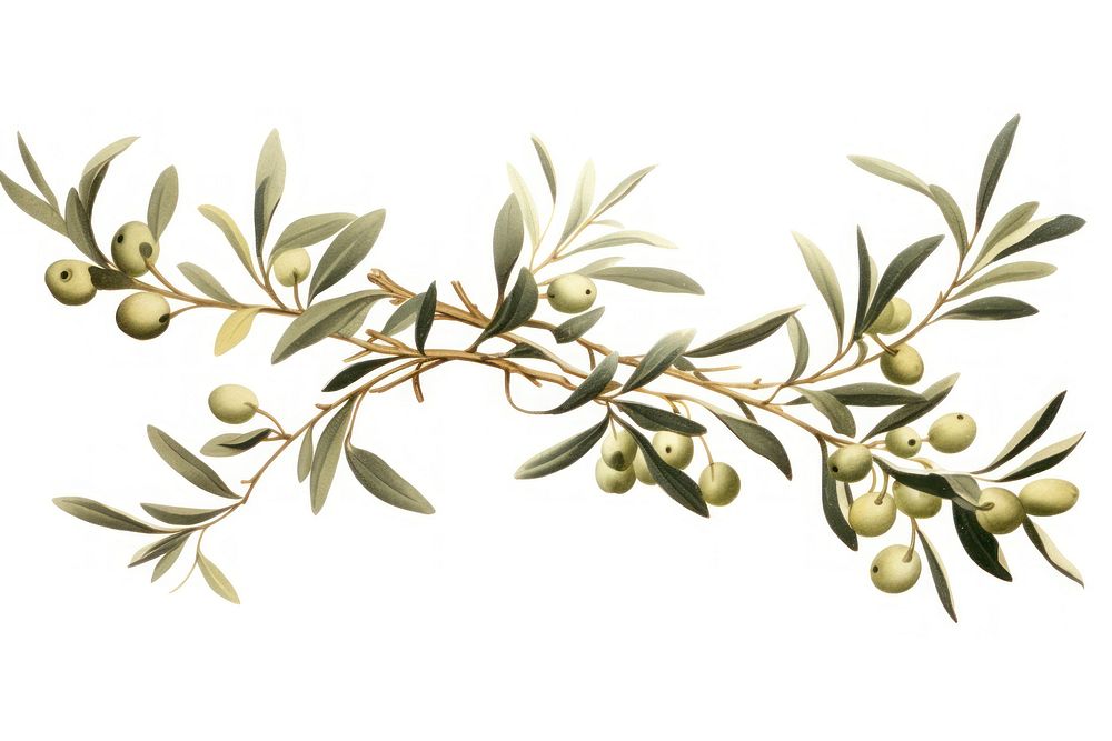 Tree branch plant olive. AI generated Image by rawpixel.