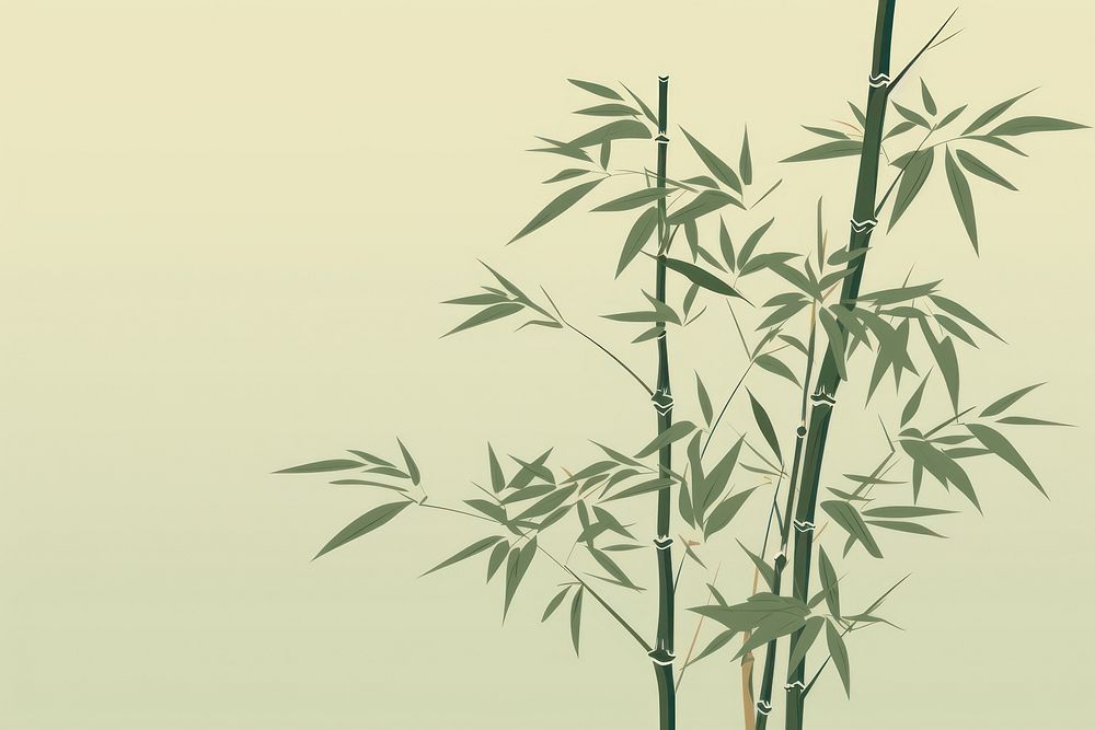 Bamboo backgrounds plant branch. AI generated Image by rawpixel.