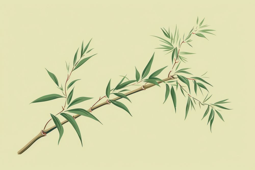 Bamboo plant tree cannabis. AI generated Image by rawpixel.