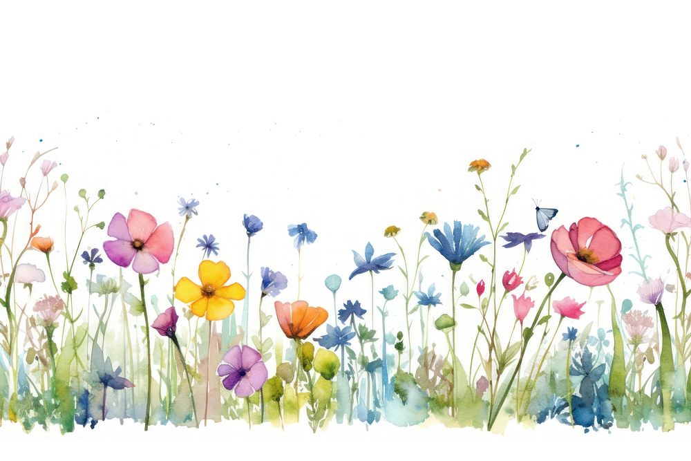 Flower backgrounds outdoors pattern
