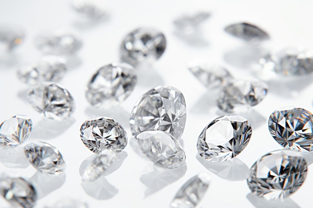 Diamond backgrounds gemstone jewelry. 