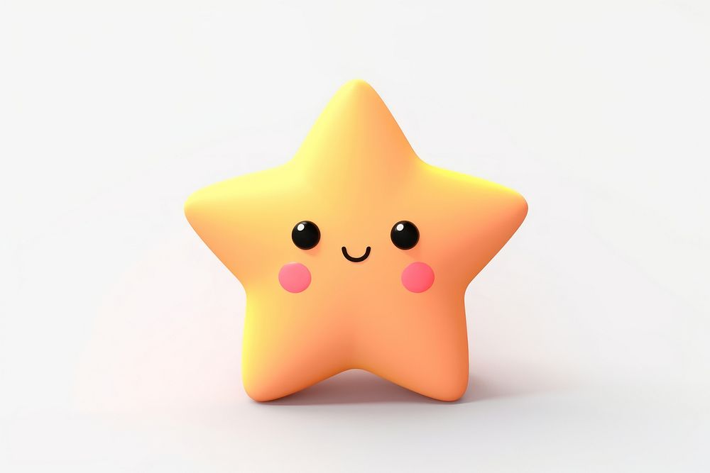 Star anthropomorphic representation confectionery. AI generated Image by rawpixel.
