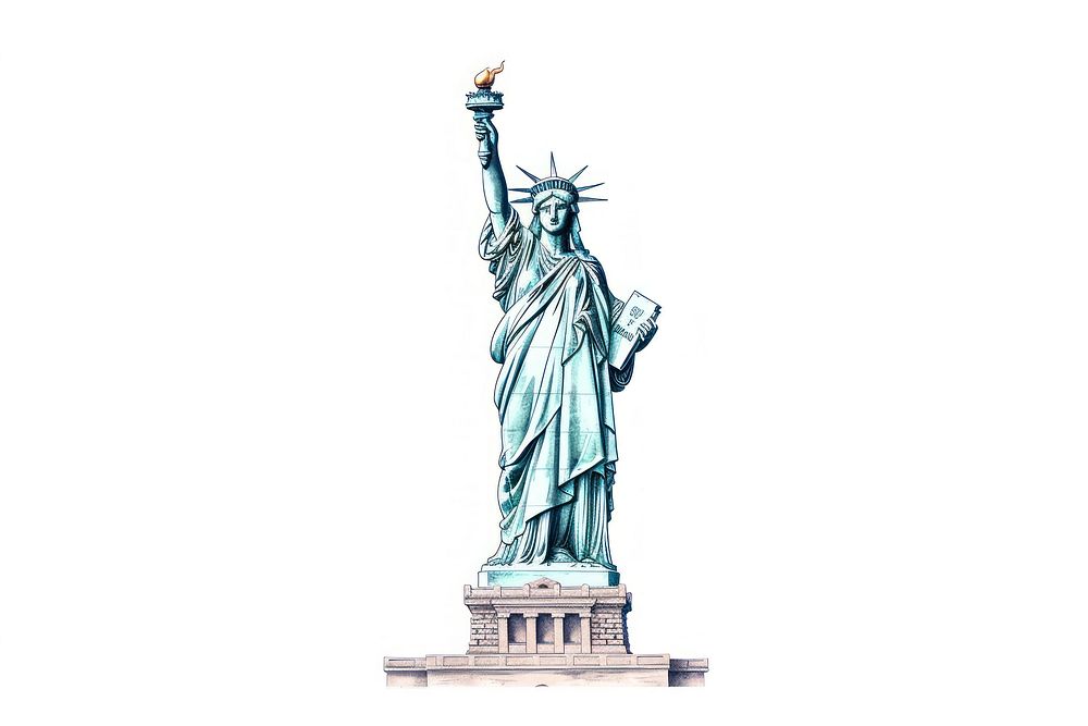 Statue sculpture white background representation. | Free Photo ...