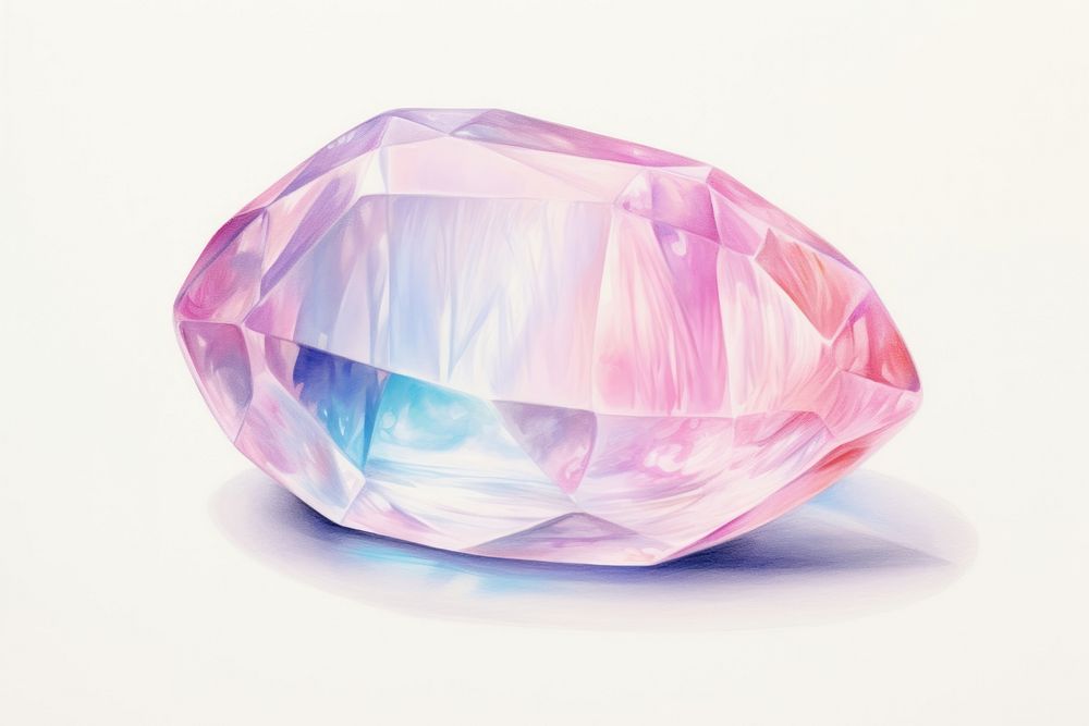 Gemstone jewelry white background accessories. AI generated Image by rawpixel.