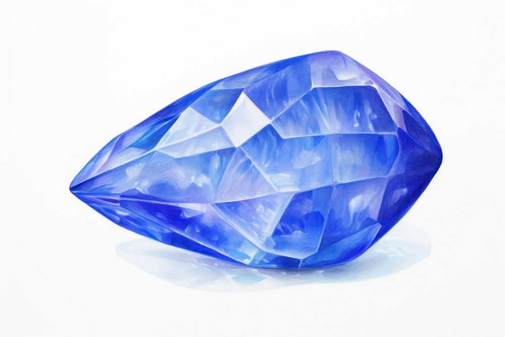 Gemstone sapphire jewelry diamond. AI generated Image by rawpixel.