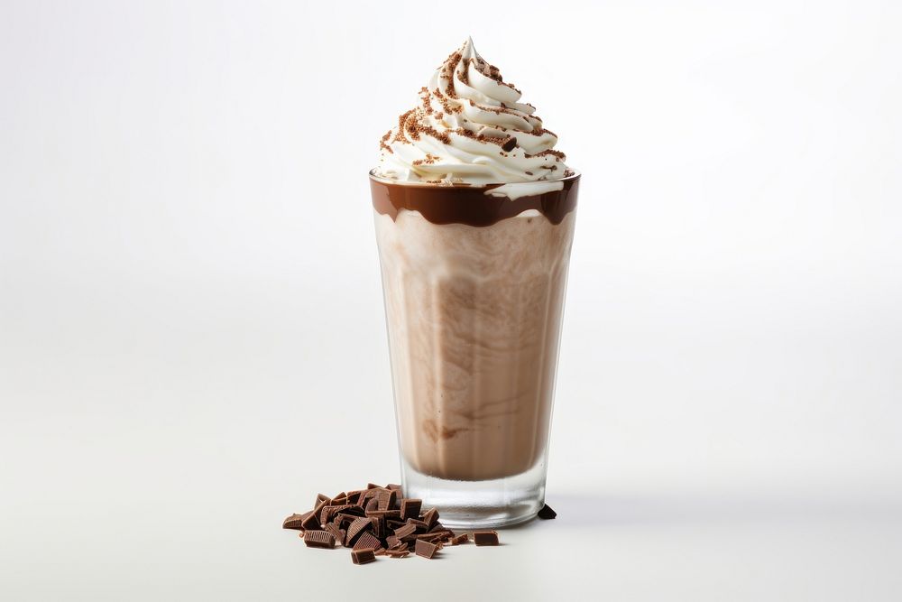 Cream milk milkshake chocolate. AI generated Image by rawpixel.