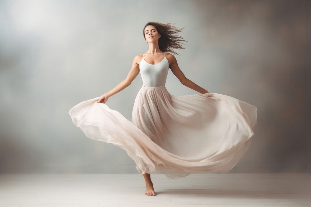 Dancing ballet adult flexibility. AI generated Image by rawpixel.