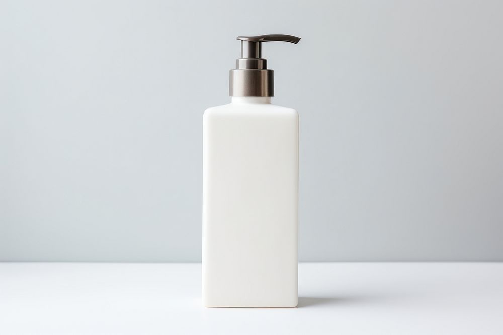 Bottle white background container bathroom. AI generated Image by rawpixel.