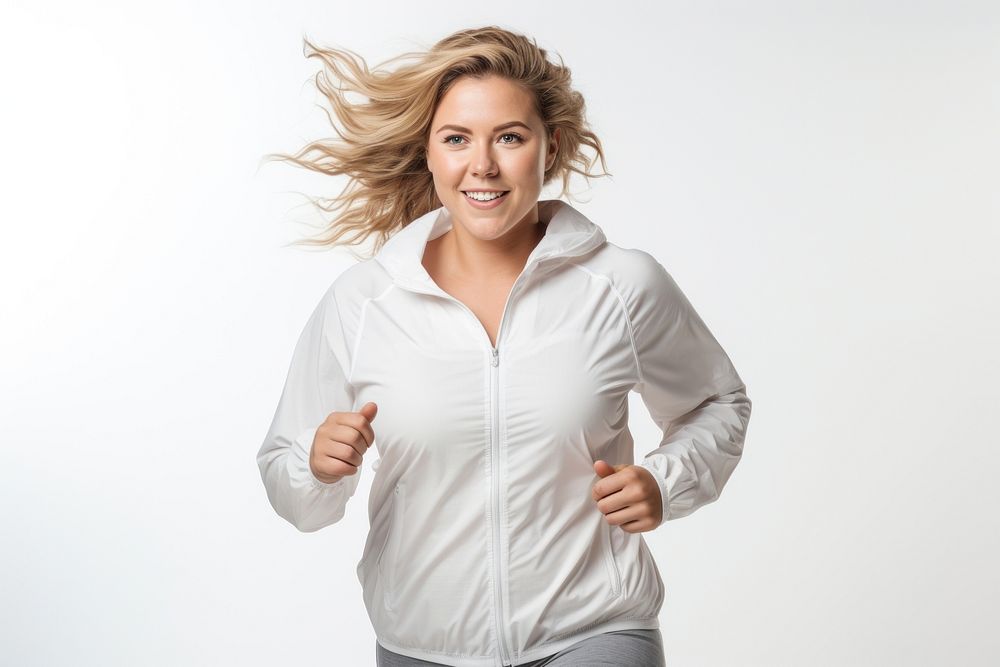 Jogging sports smile white. AI generated Image by rawpixel.