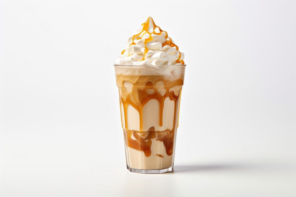 Milk milkshake dessert sundae. AI generated Image by rawpixel.
