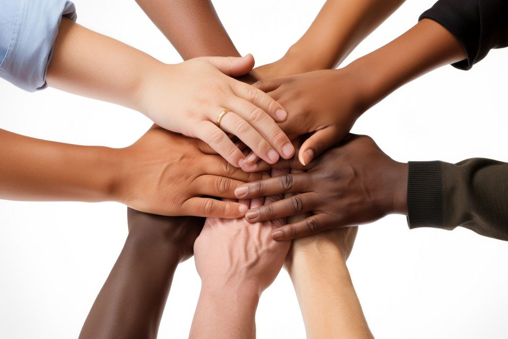 Hand adult unity togetherness. AI generated Image by rawpixel.