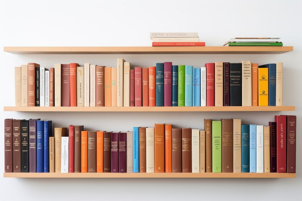 Shelf bookshelf furniture bookcase. AI generated Image by rawpixel.
