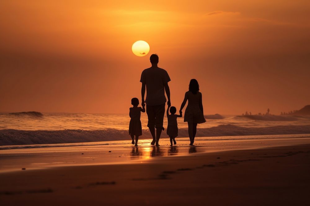 Beach vacation outdoors walking. 