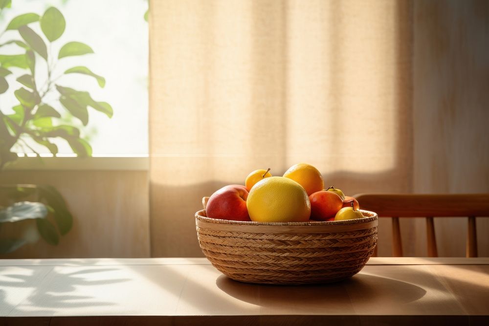 Fruit furniture window basket. 