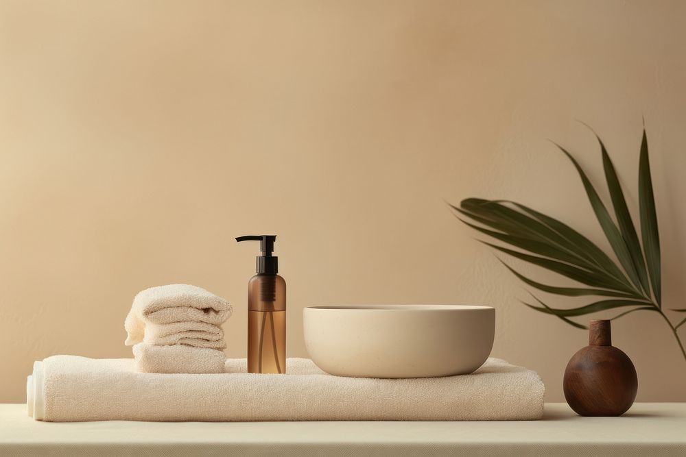Bathroom towel spa simplicity. AI generated Image by rawpixel.