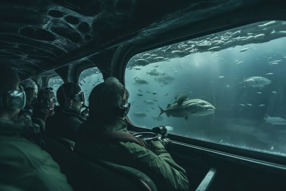 Animal aquarium outdoors vehicle. AI generated Image by rawpixel.