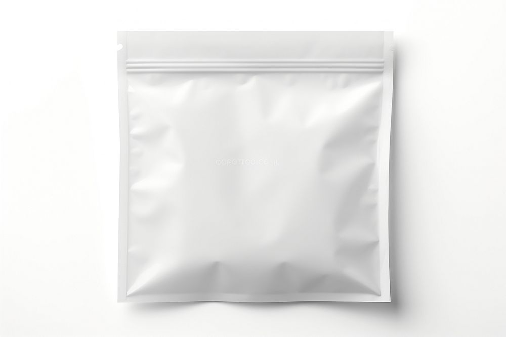 Plastic white bag crumpled. AI generated Image by rawpixel.