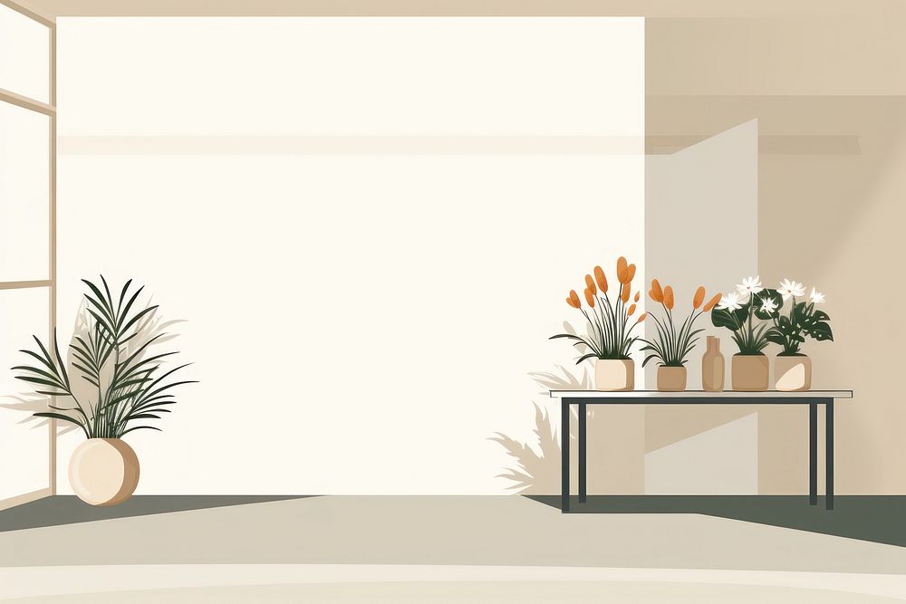 Flower architecture table plant. AI generated Image by rawpixel.
