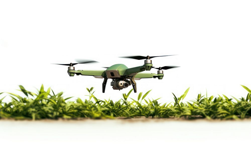 Aircraft flying field drone. AI generated Image by rawpixel.