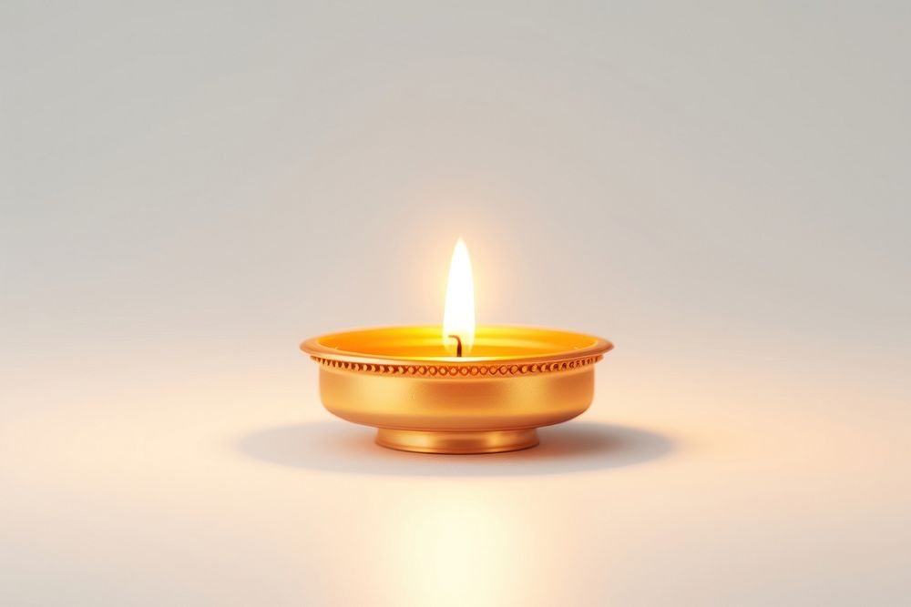 Candle light fire illuminated. AI generated Image by rawpixel.