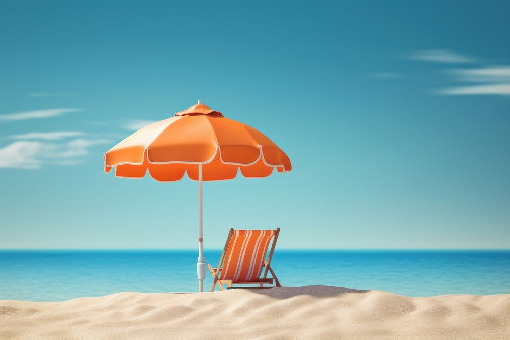 Beach furniture umbrella outdoors. 